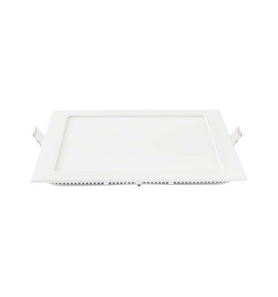 Dalle LED encastrable carrée 6W - 490lm, 6400K, Coupe : 11x11 cm, Dim : 12x12 cm, flicker free