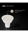 Ampoule LED GU10 10W - 1000lm, Samsung LED chip, 110 degrés, équivalent 70W