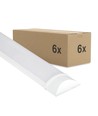 6x Réglette LED 50W complète - 150 cm, garantie fabricant 3 ans, 230V