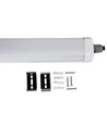 12 pcs. V-Tac réglette LED étanche 48W - 150 cm, 120lm/W, IP65, câblage traversant 230V
