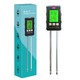 Compteur 6-en-1 - pH, humidité, température, lumière, nutriments et humidité air