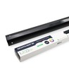 Ensemble de rails LED Troldtekt noir 6x60 cm - Encastré, Akustilight avec câbles et driver inclus