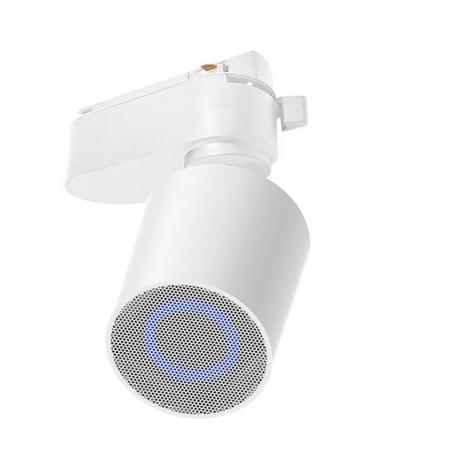 Haut-parleur Bluetooth pour rails monophasés - Blanc, 10W, 1F2W