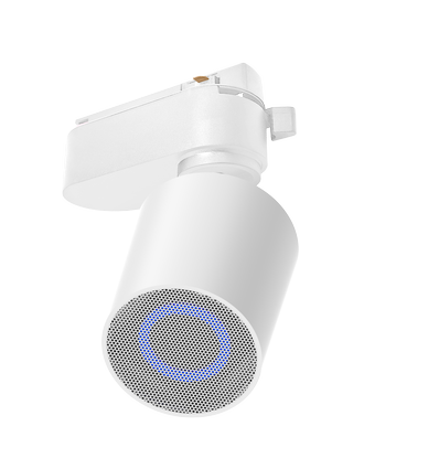 Haut-parleur Bluetooth pour rails monophasés - Blanc, 10W, 1F2W
