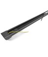 Réglette LED 120cm 72W - 5000K, noir, 8000 lumens