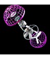 Hover Orb balle volante avec lumières RGB - Ø9,5 cm, violet, parfait pour les enfants et les âmes d'enfant