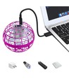 Hover Orb balle volante avec lumière RGB - Ø8,5 cm, violet, parfait pour les enfants et les âmes d'enfants