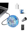 Hover Orb balle volante avec lumière RGB - Ø9,5 cm, bleu, parfait pour les enfants et les âmes d