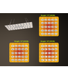 Lampe de croissance 240W - Suspension incluse, spectre complet, sans ventilateur, IP54