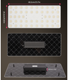 Lampe de croissance 240W - Suspension incluse, spectre complet, sans ventilateur, IP54