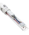 Réglette LED 150cm 60W Dura66, câblage traversant - IP66, 150lm/W, IK10