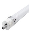 Réglette LED 120cm 40W Dura66, câblage traversant - 5800lm, 145lm/W, IP66, IK10