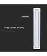 120 cm 2x18W T8 LED double luminaire - puce Samsung, incl. tube LED