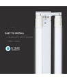 120 cm 2x18W T8 LED double luminaire - puce Samsung, incl. tube LED