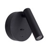 Lampe de lecture noire LEDlife - 2,5W, RA90, pour montage mural