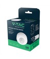 Détecteur de mouvement V-Tac compatible LED, blanc, PIR infrarouge