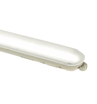 Réglette LED complète 150cm 52W Limea Gigant - 8900lm, IP65, IK10, 4000K, câblage traversant