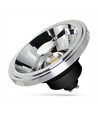 Ampoule LED 12W AR111 GU10 - 15°, noir, 5 ans de garantie