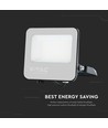 Projecteur LED 30W - 185lm/W, IP65, Samsung LED chip, blanc froid, boîtier noir, extérieur