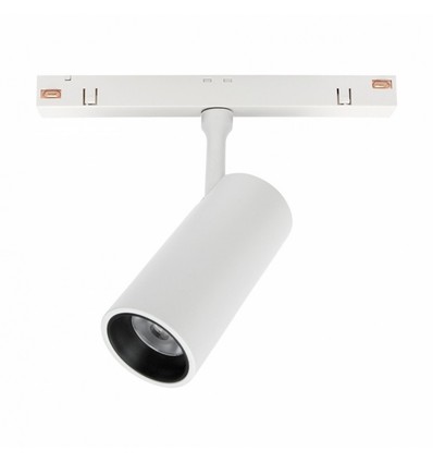 Spot sur rail 7W Shift Spot S/M pour système 48V - CCT, 48V, RA90, 24 degrés, 5 ans de garantie