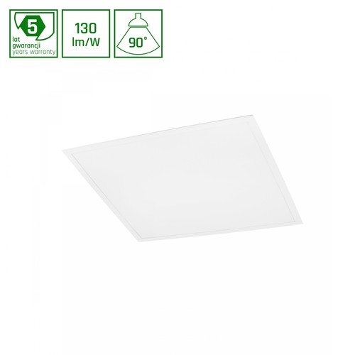 Panneau LED 60x60 ALGINE BACKLIGHT, 40W - 130lm/W, 5 ans de garantie, blanc neutre