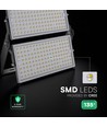 Projecteur LED 500W - 135lm/W, 67.500lm, IP65, noir, extérieur