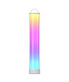 Lampe de table/nuit LED RGBIC+CCT rechargeable - 32cm, Bluetooth, Blanc, dimmable par touche, IP20 intérieur