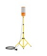 Projecteur de chantier LED 150W, 3,4m avec trépied inclus - 5000K, câble 5m, fiche schuko