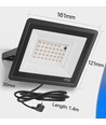 Projecteur LED RGB 30W - Lampe de travail, IP66