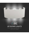 Vt-846 Applique LED 5W - 4000K, blanc sablé