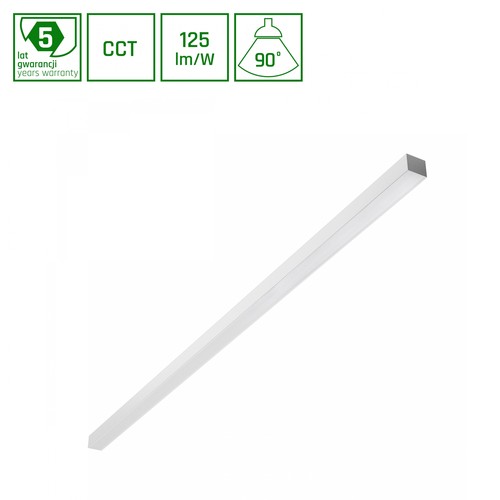 1503 mm Allday Basic 50W - 3CCT, 230V, 90°, IP20, 42x37mm, blanc, pc, UGR19, luminaire LED pour plafond