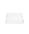 Panneau LED 60x60, 28W - Hauteur: 35mm, 5000K, bord blanc