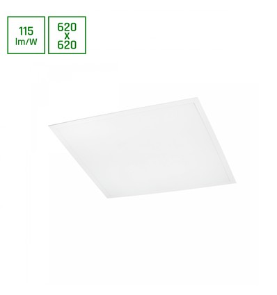 Panneau Algine 620x620x28 40W - blanc chaud, 230V, 120°, IP20, blanc