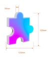 Lot de 9 lampes murales Puzzle RGBIC - kit complet de 9 pièces