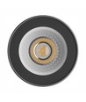 Spot en saillie GU10 - Noir, IP44, rond, plafonnier, sans source lumineuse