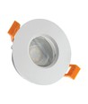 Spot encastrable GU10, IP65 - Blanc, rond, sans source lumineuse