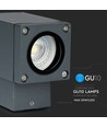 Vt-841 applique murale GU10 - gris foncé (vers le bas)
