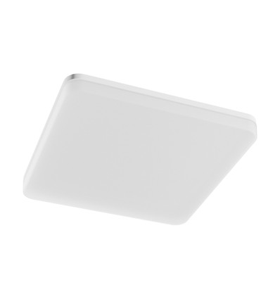 Plafonnier 40W, Wattage et CCT réglables - 3 couleurs, IP44, 33 x 33cm Carré