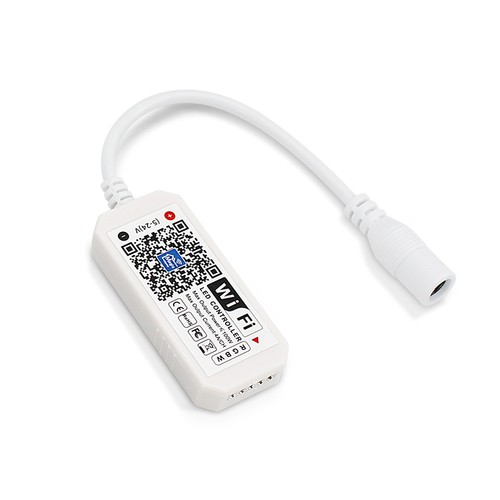 Contrôleur Smart Home RGB+WW - Fonctionne avec Google Home, Alexa et smartphones, 12V (100W), 24V (192W)