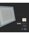 Vt-44109 Projecteur LED 100W - 4000K, boîtier blanc