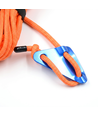 Corde lumineuse orange 3m - mousqueton, charge max. 80 kg