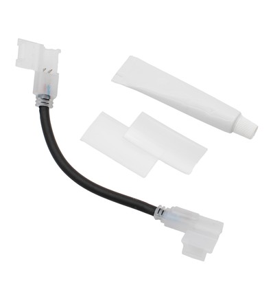 Connecteur étanche 15 cm pour ruban LED 230V (Slim COB) - Idéal pour les angles