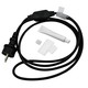 Connecteur étanche 2m pour strip LED 230V (Slim COB) - Avec bouchon de fin, 230V