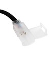Connecteur étanche 2m pour strip LED 230V (Slim COB) - Avec bouchon de fin, 230V