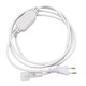 Prise 2m pour ruban LED 230V (Slim COB) - Avec bouchon de fin, 230V