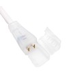 Prise 2m pour ruban LED 230V (Slim COB) - Avec bouchon de fin, 230V