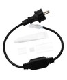 Connecteur étanche 50cm pour strip LED 230V (Slim COB) - Avec bouchon de fin, 230V