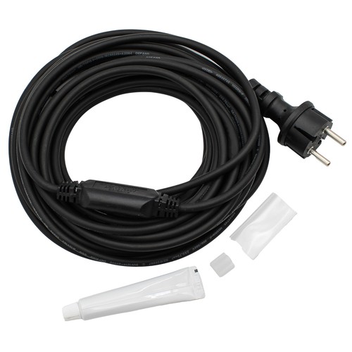 Connecteur étanche 10m pour ruban LED 230V (Slim COB) - Avec bouchon de fin, 230V