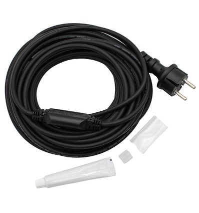 Connecteur étanche 10m pour ruban LED 230V (Slim COB) - Avec bouchon de fin, 230V