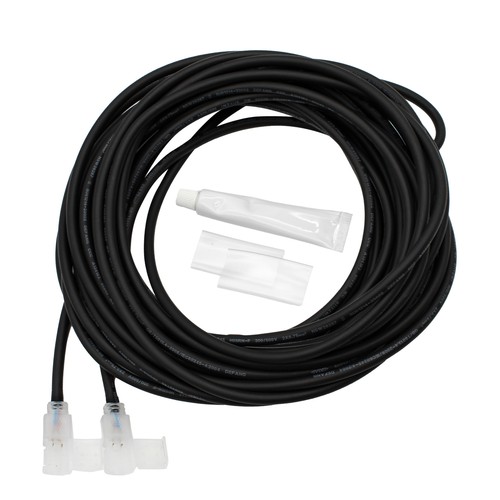 Raccord étanche 12 m pour ruban LED 230V (Slim COB) - Idéal pour portails et portillons, 230V